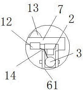 Translational motion type indoor high-voltage earthing switch