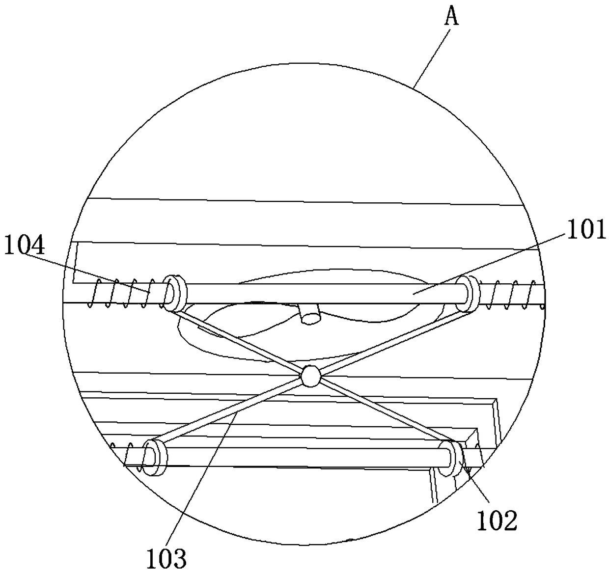 Electric vehicle battery heat dissipation device