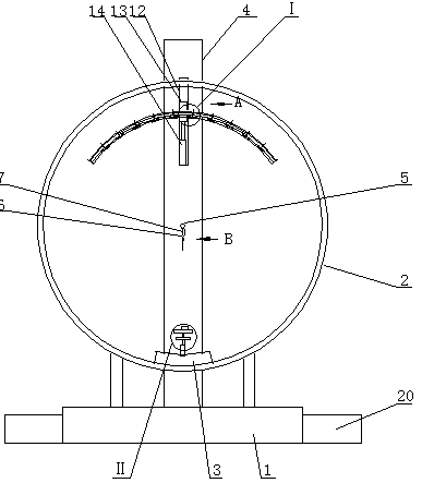 Auxiliary device for rhythmic gymnastics turning training