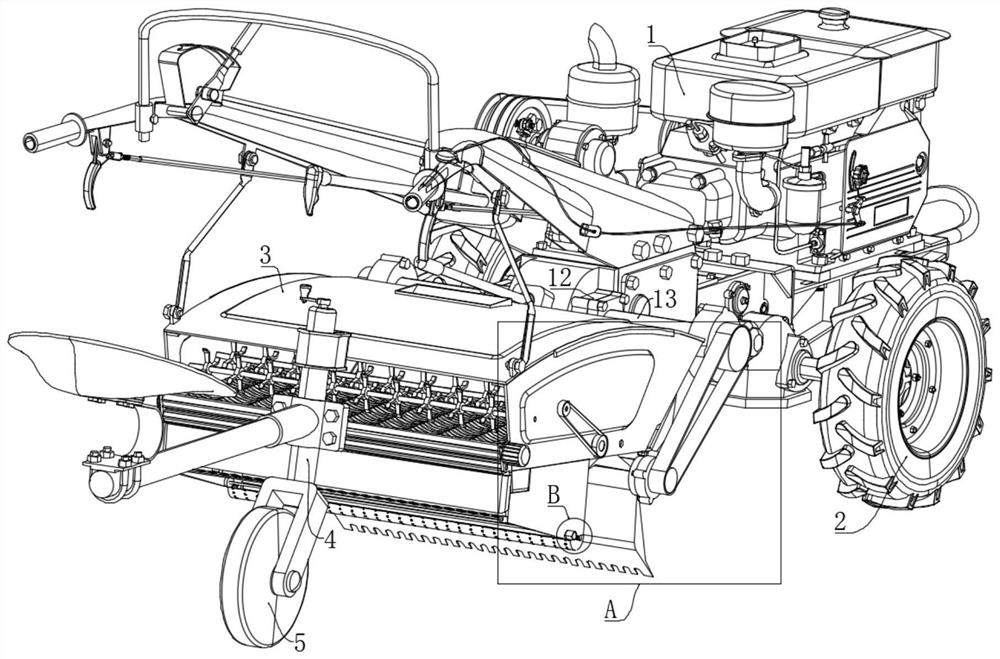 Soil treatment equipment for agricultural improved soil