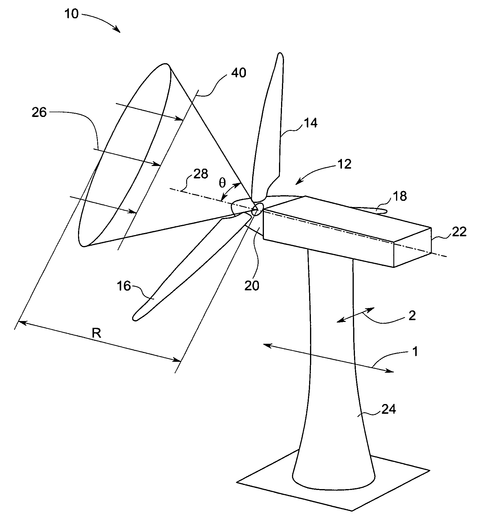 System and method for upwind speed based control of a wind turbine