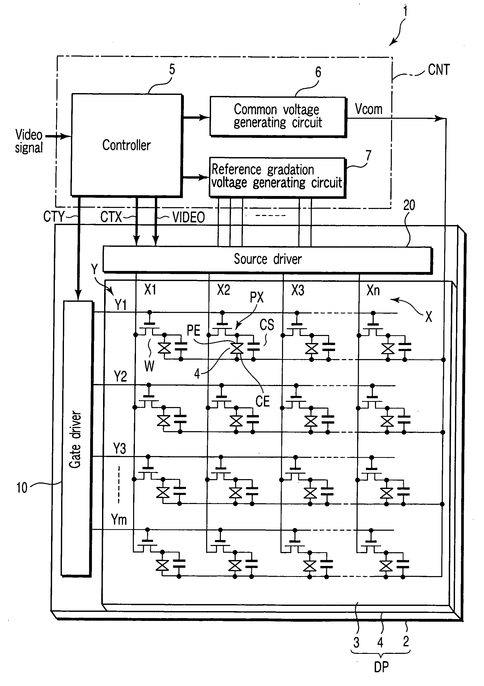 Display signal processing device and display device