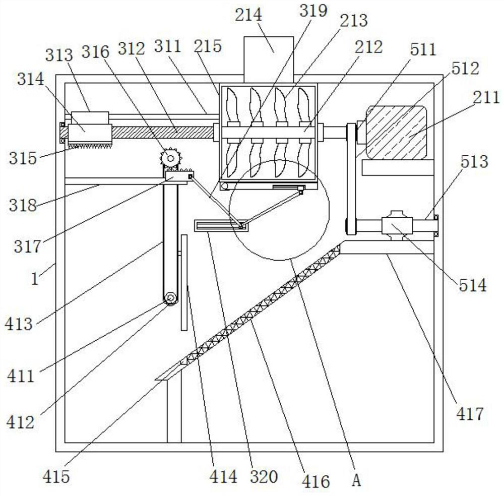 Powder collecting device for cement production