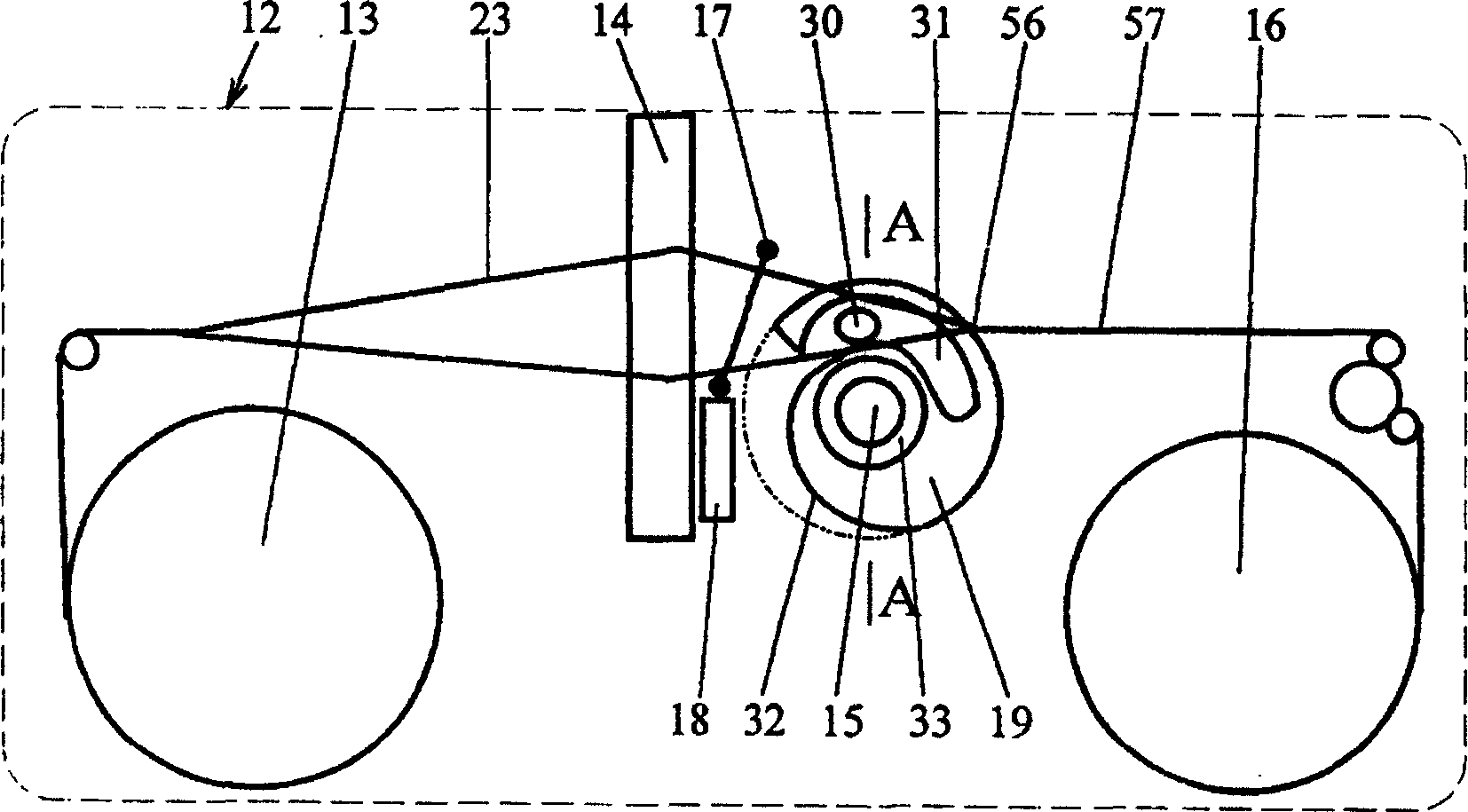 Battening reed wheel mechanism and reed wheel loom with phase controlled jetting and magnetic shuttle reed wheels