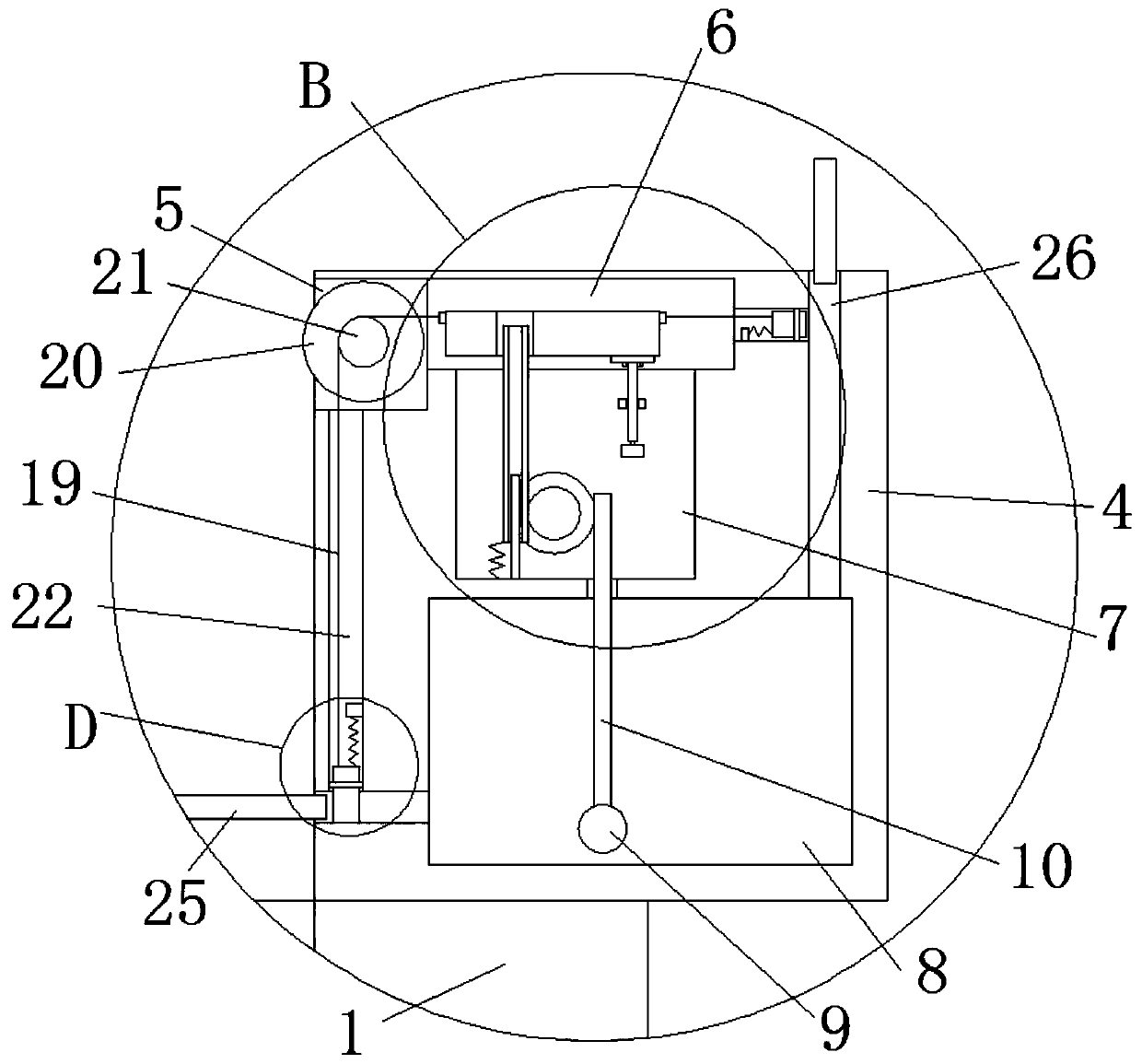 Pearl powder celadon mass production device