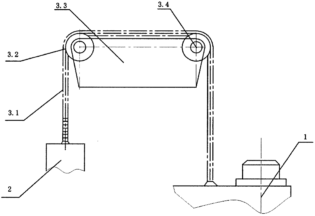 Novel upright assembling and disassembling device for upright columns of hydraulic support