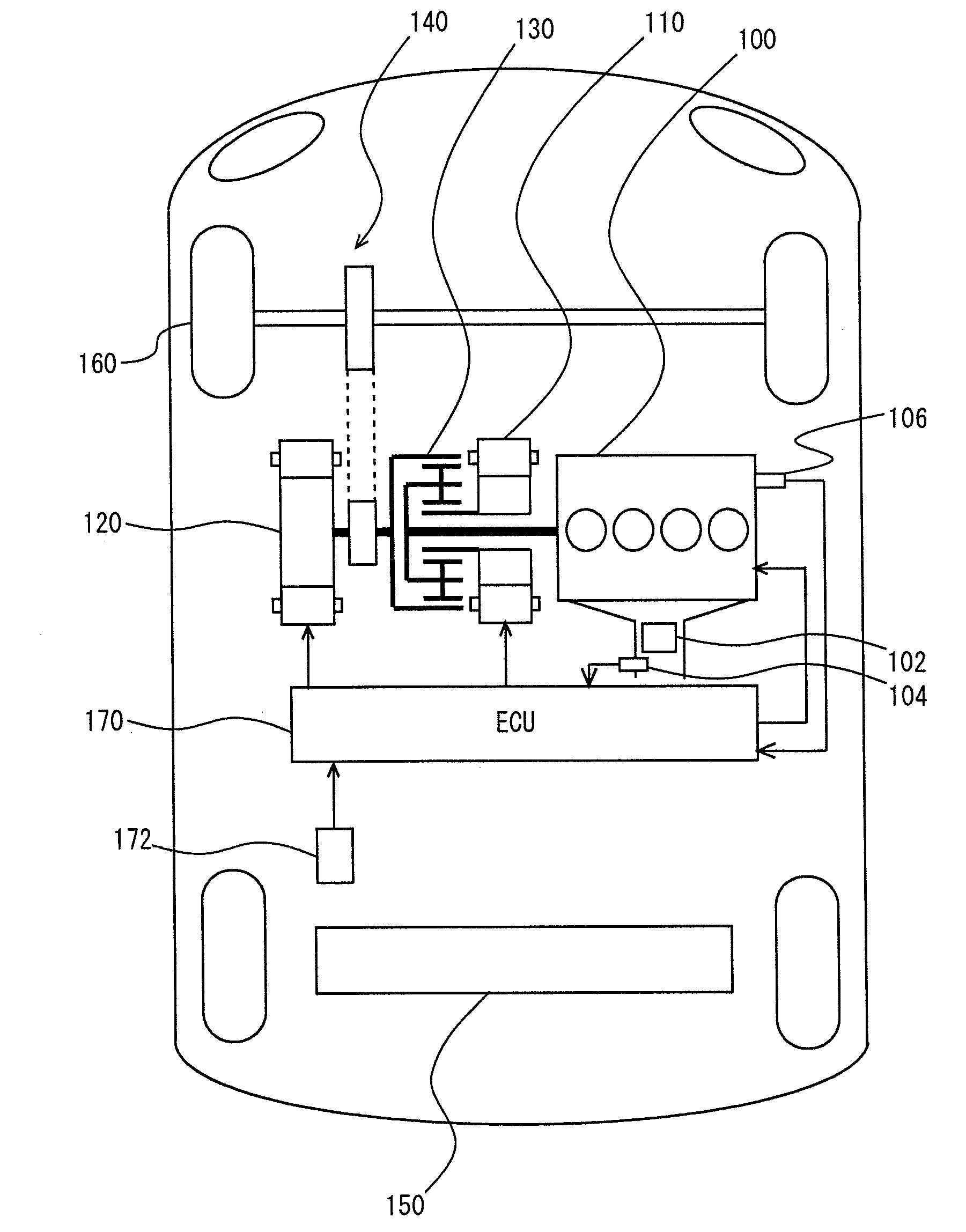 Vehicle, method and device for controlling engine