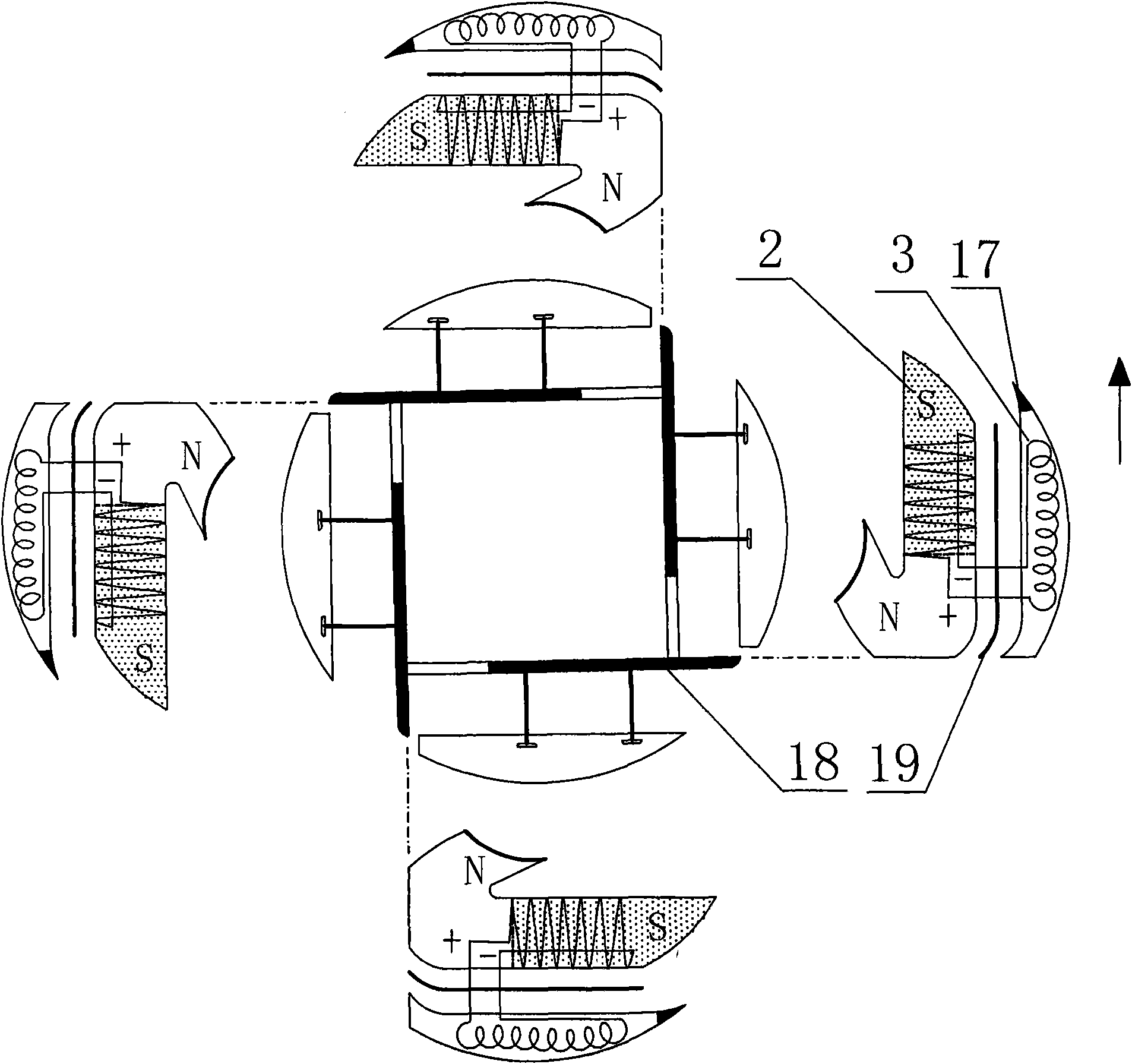 Permanent magnetic independent generator