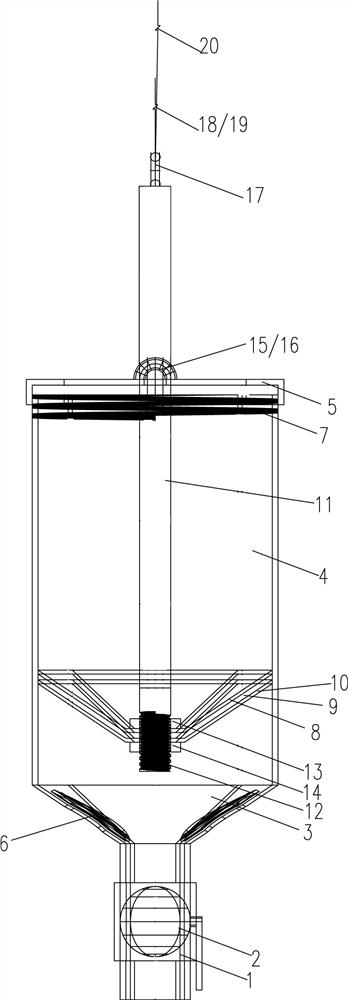 Multi-depth slurry sampling device for cast-in-situ bored pile