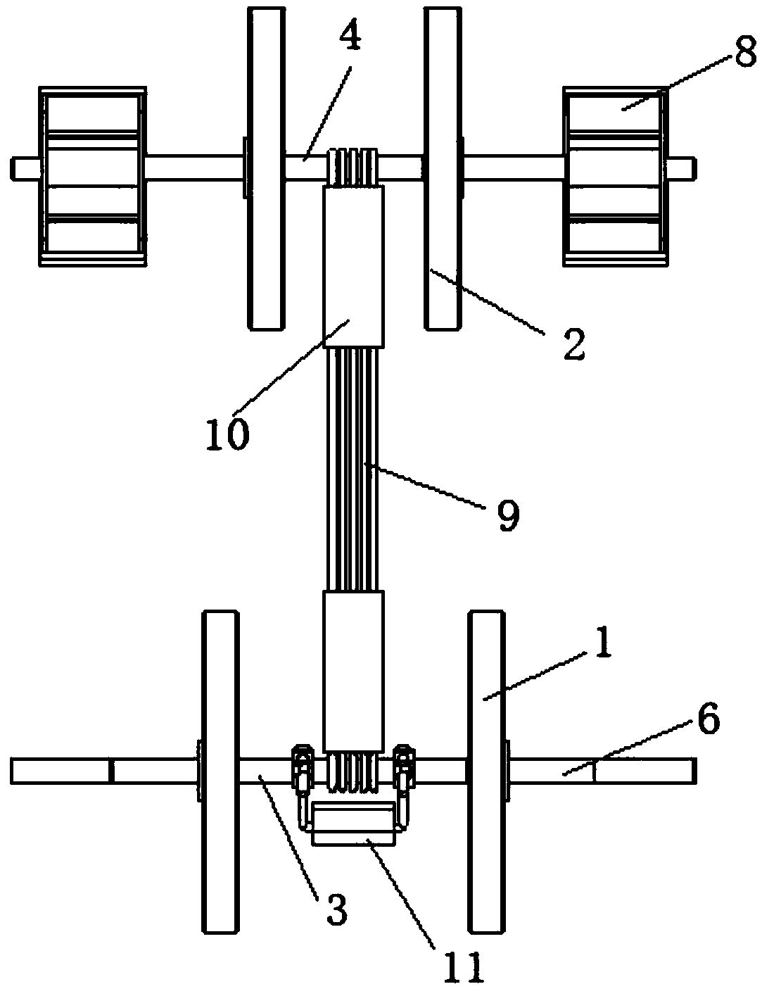 Crawling exercise cycle