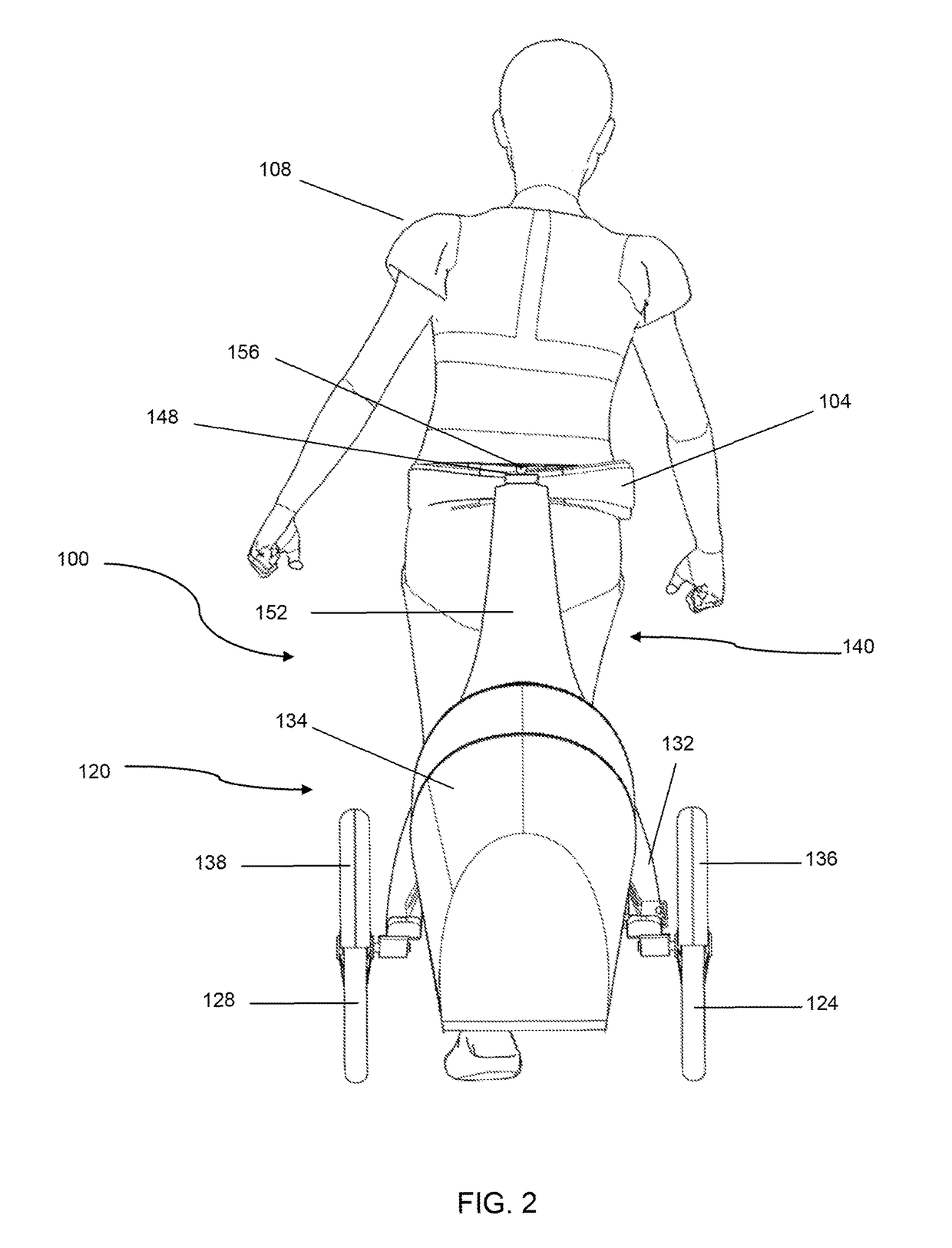 Apparatus and method for towing a load by a person