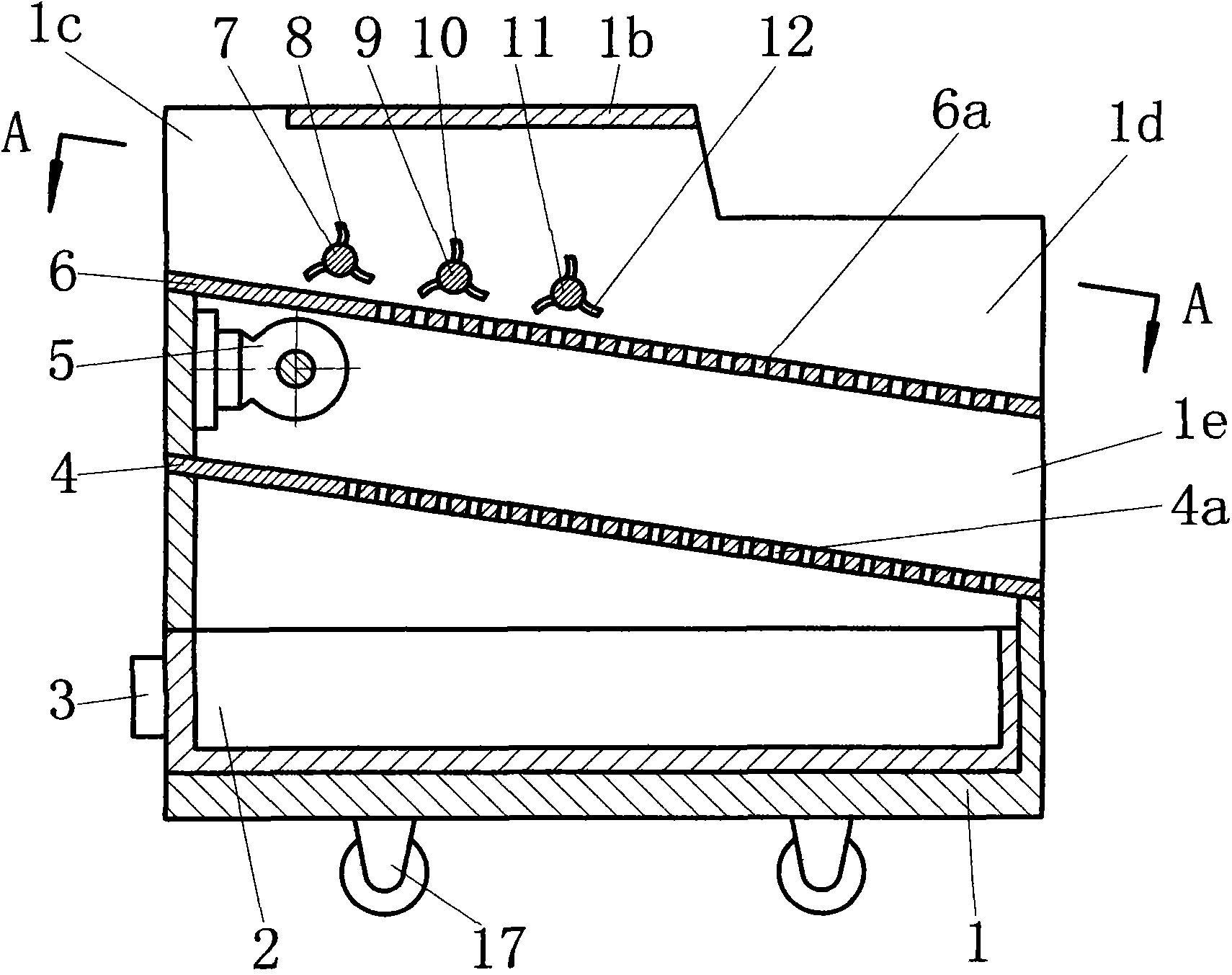 Automatic sesame shelling and sieving machine