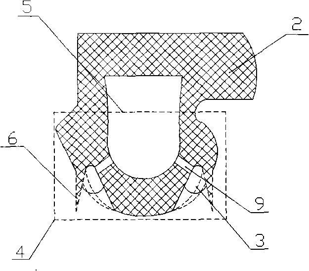 Damp cavity sealed type jogged dissepiment strainer plate and sealing method thereof