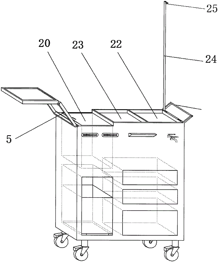 Operating room nursing apparatus