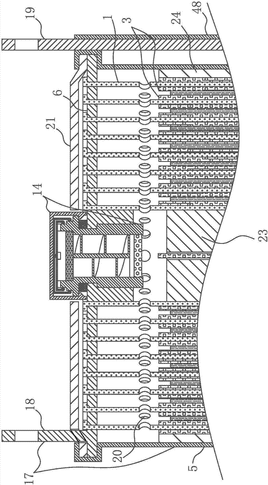 Continuous tab equidirectional electrode coiled lead acid battery