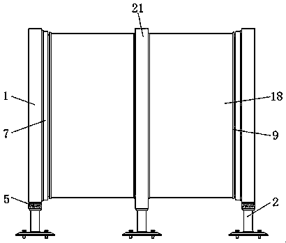 Guardrail for highway construction