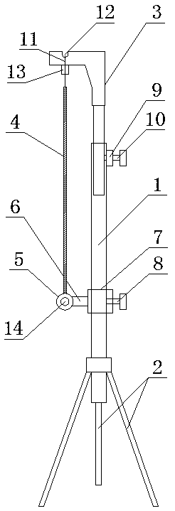 Portable projection screen stand and method of use