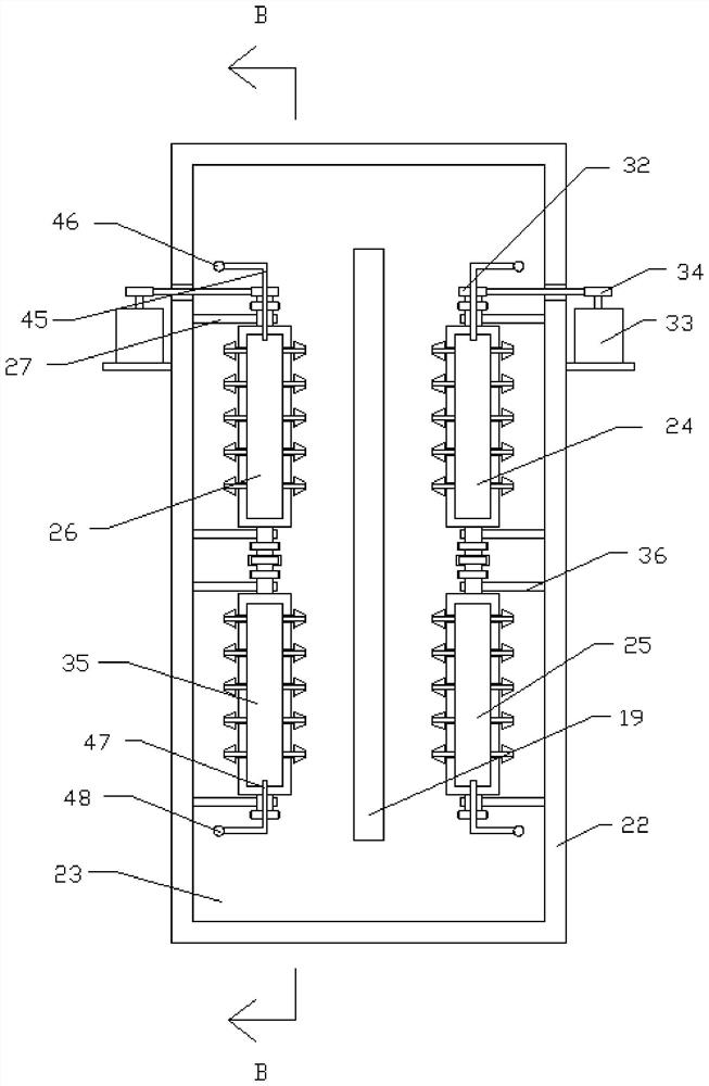 A hot air drying device for non-woven fabric production