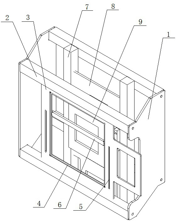 A high-density display pcb board repair enclosure fixture and repair method