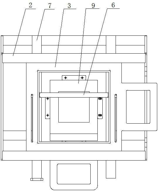 A high-density display pcb board repair enclosure fixture and repair method