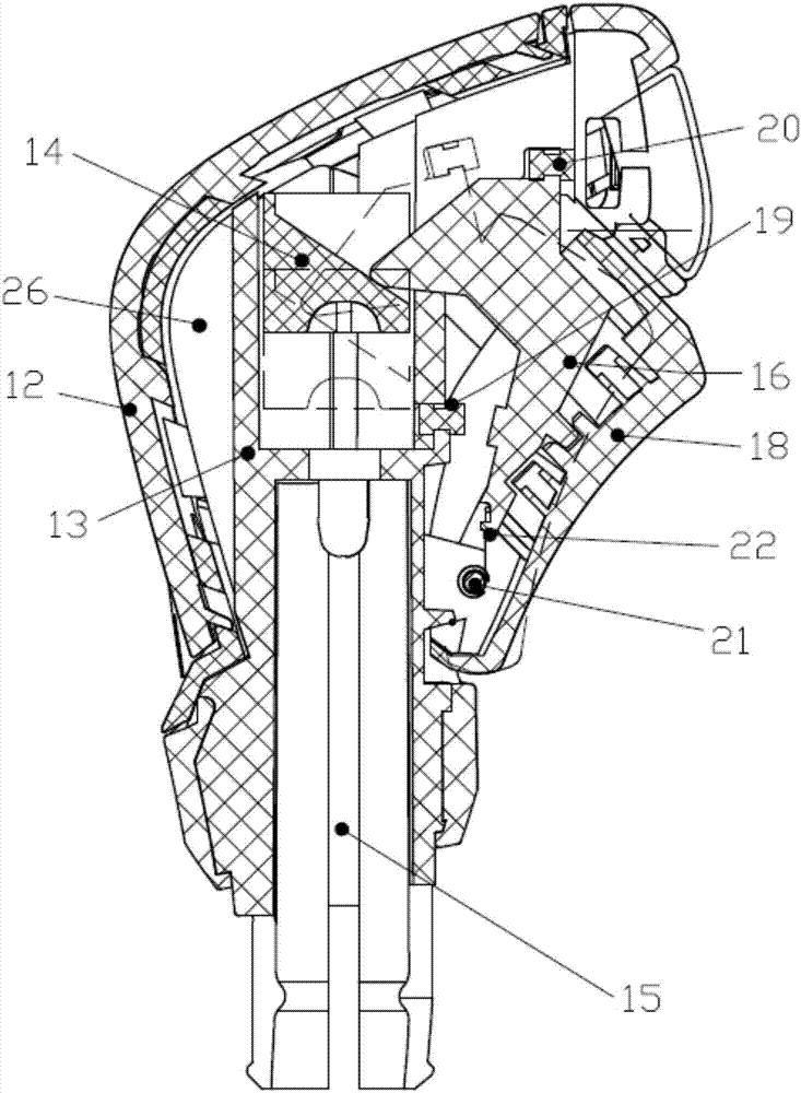 Car gear shifting handle and production technology