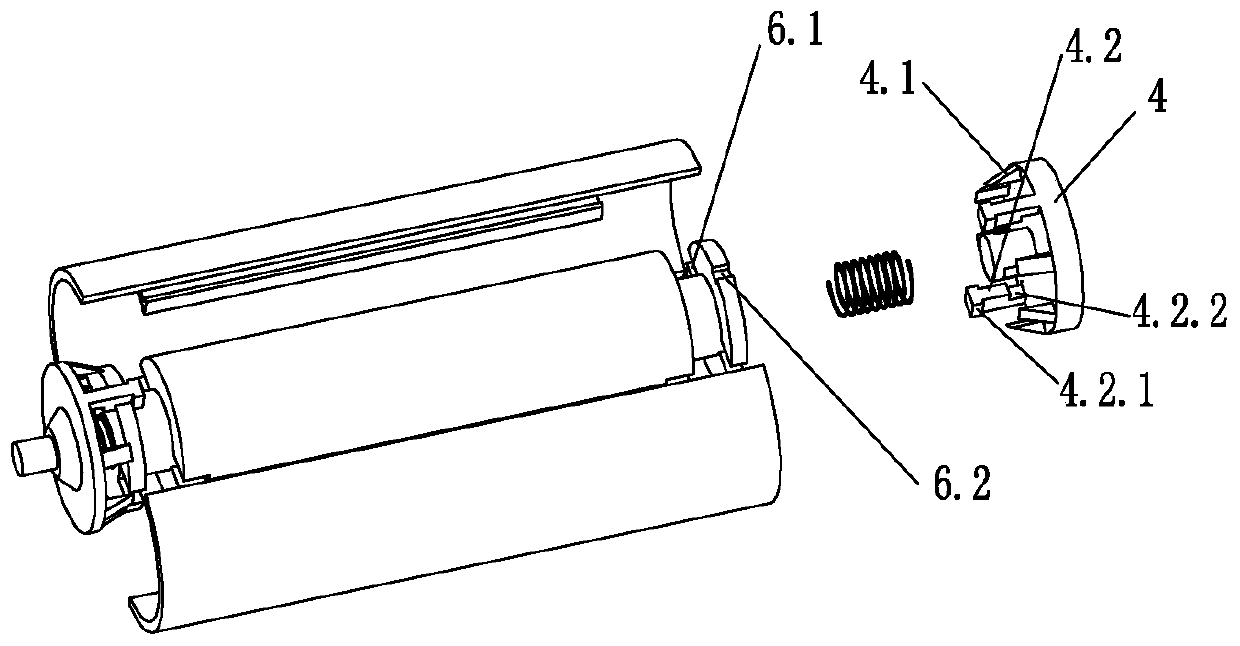 Thermal transfer ribbon installation structure for thermal transfer printer