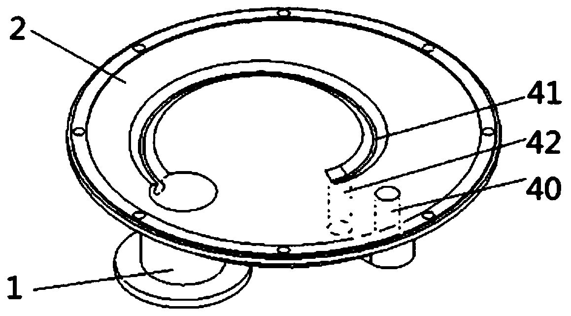 An EGR exhaust gas purification, cooling and pressurization integrated device