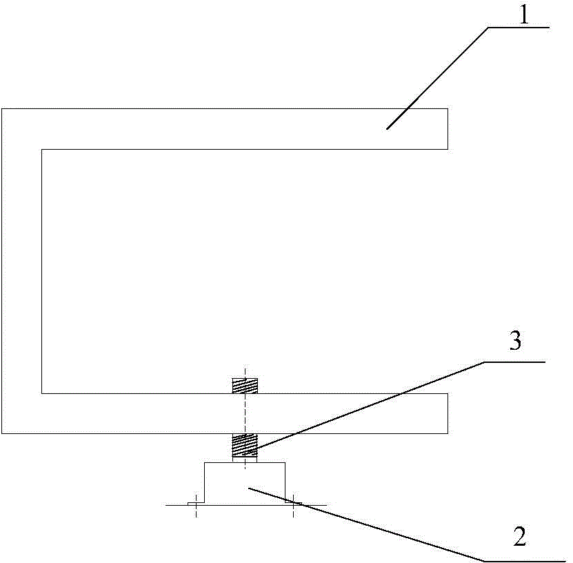 Ground fixed motor based power-driven leveling device of power distribution cabinet