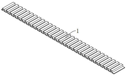 Intelligent tooth counting equipment for processing sawtooth heat dissipation fins