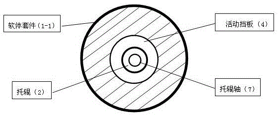 Novel radian-controllable carrier roller