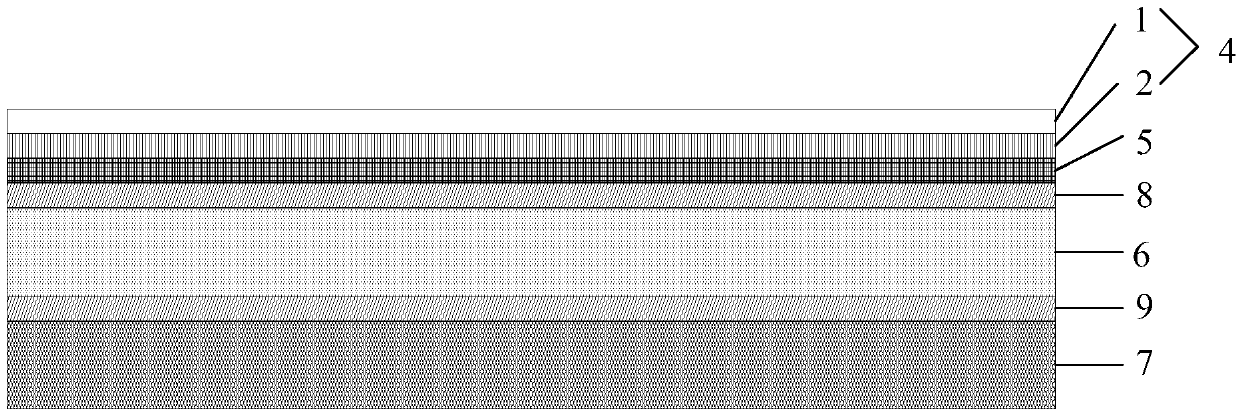 Flexible solar cell front panel and manufacturing method thereof, and flexible solar cell