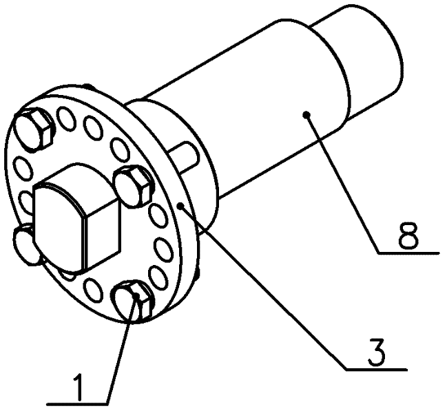 Preparation method of clearance-adjusting eccentric shaft for hot-rolled steel section flying shear cutting edge