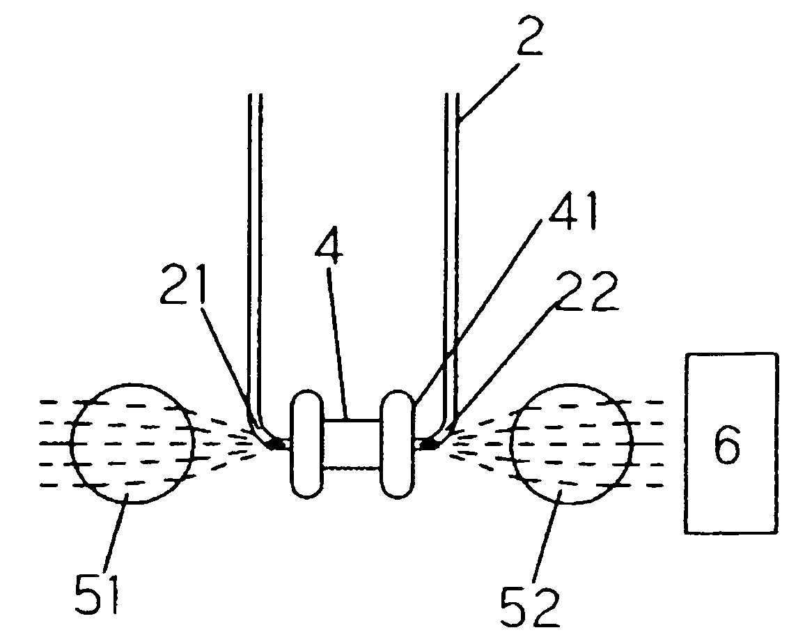 Capillary tube flow cell