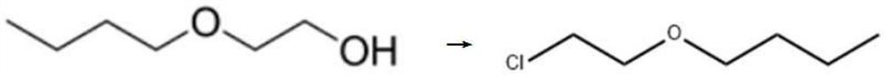 Separation and purification process of by-product 2-butoxyethyl chloride in production process of tris (butoxyethyl) phosphate