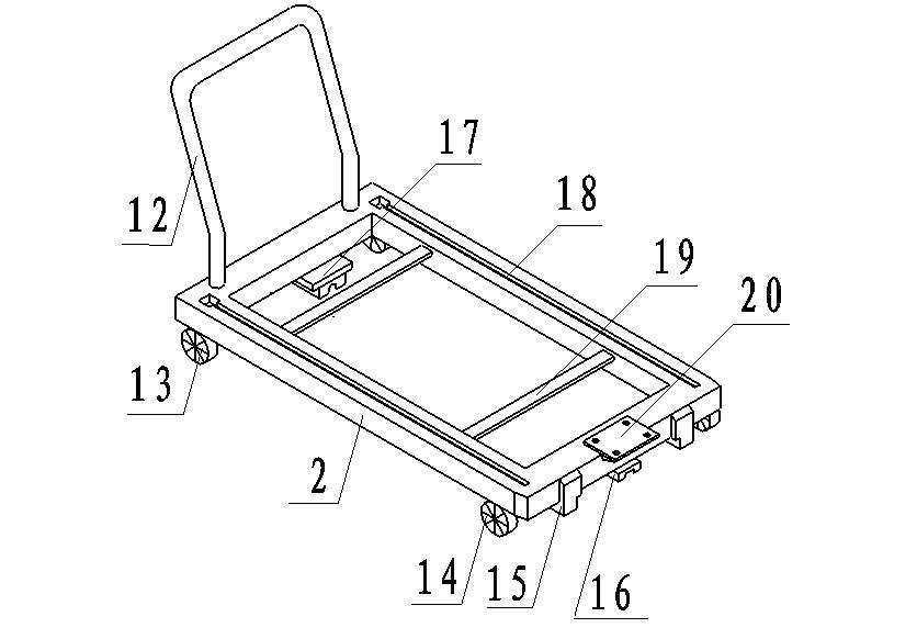 Engine test rack device