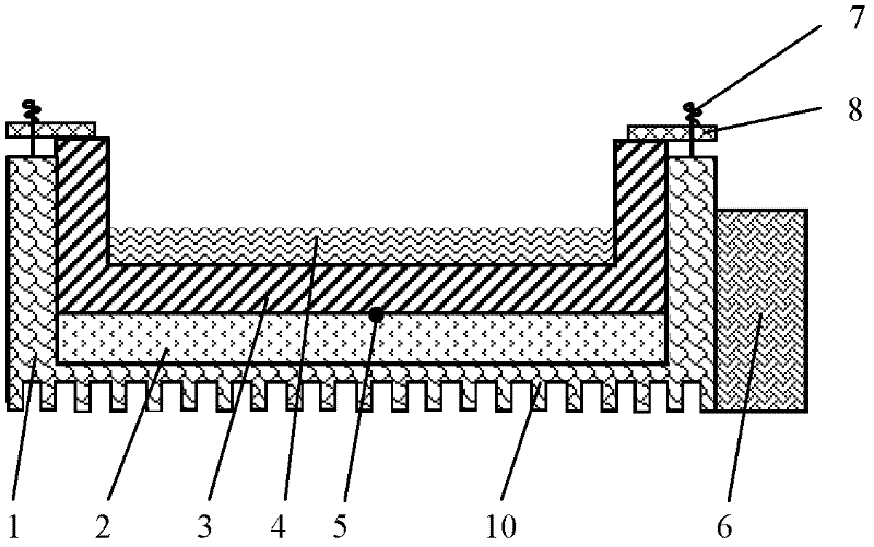 Preparing device of cell sheet for cold and hot regulation of temperature sensitive gel by utilizing semiconductor refrigerating sheets