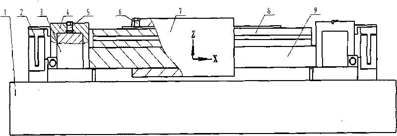 H-shaped two-dimensional ultraprecise worktable structure