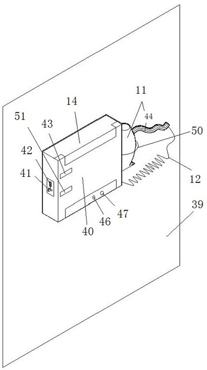 Lifting type public blower based on energy conservation and safety