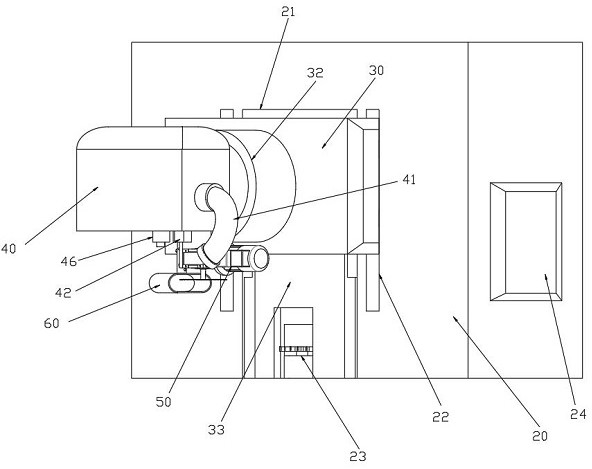 Device for automatically cutting wind power flange sample by numerical control lathe and cutting method