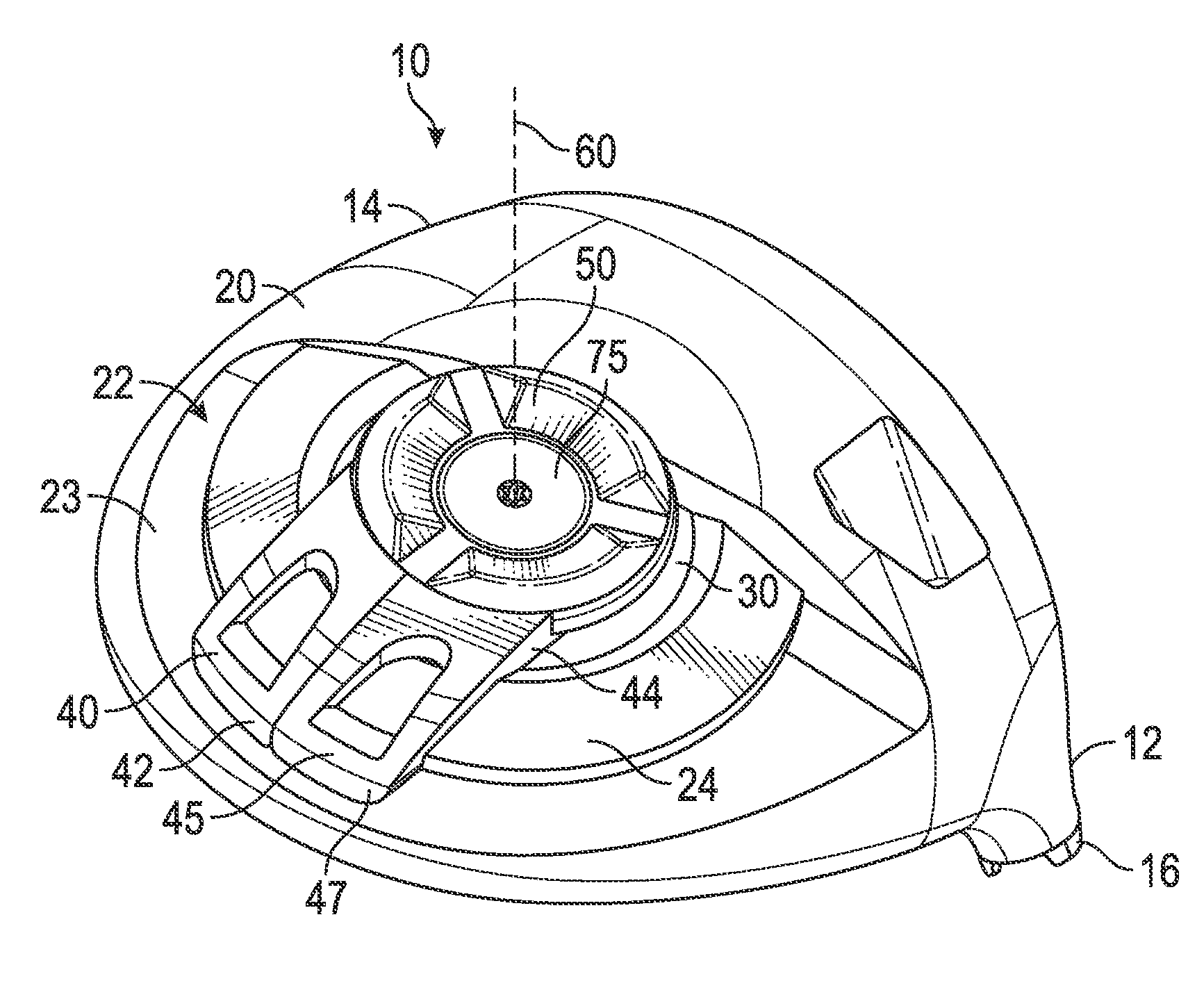 Golf club head with adjustable characteristics