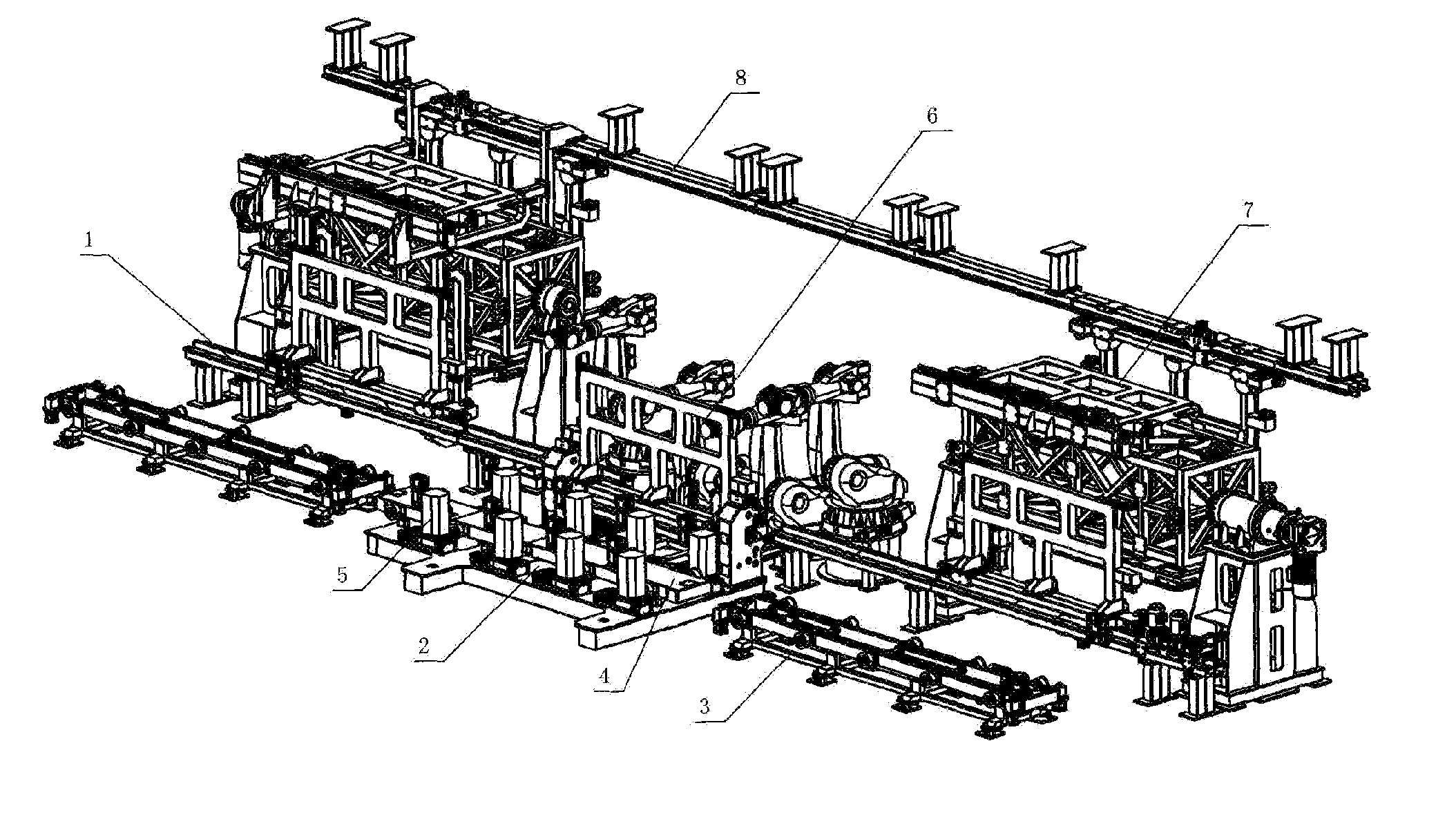 Multi-vehicle model collinear flexible framing system