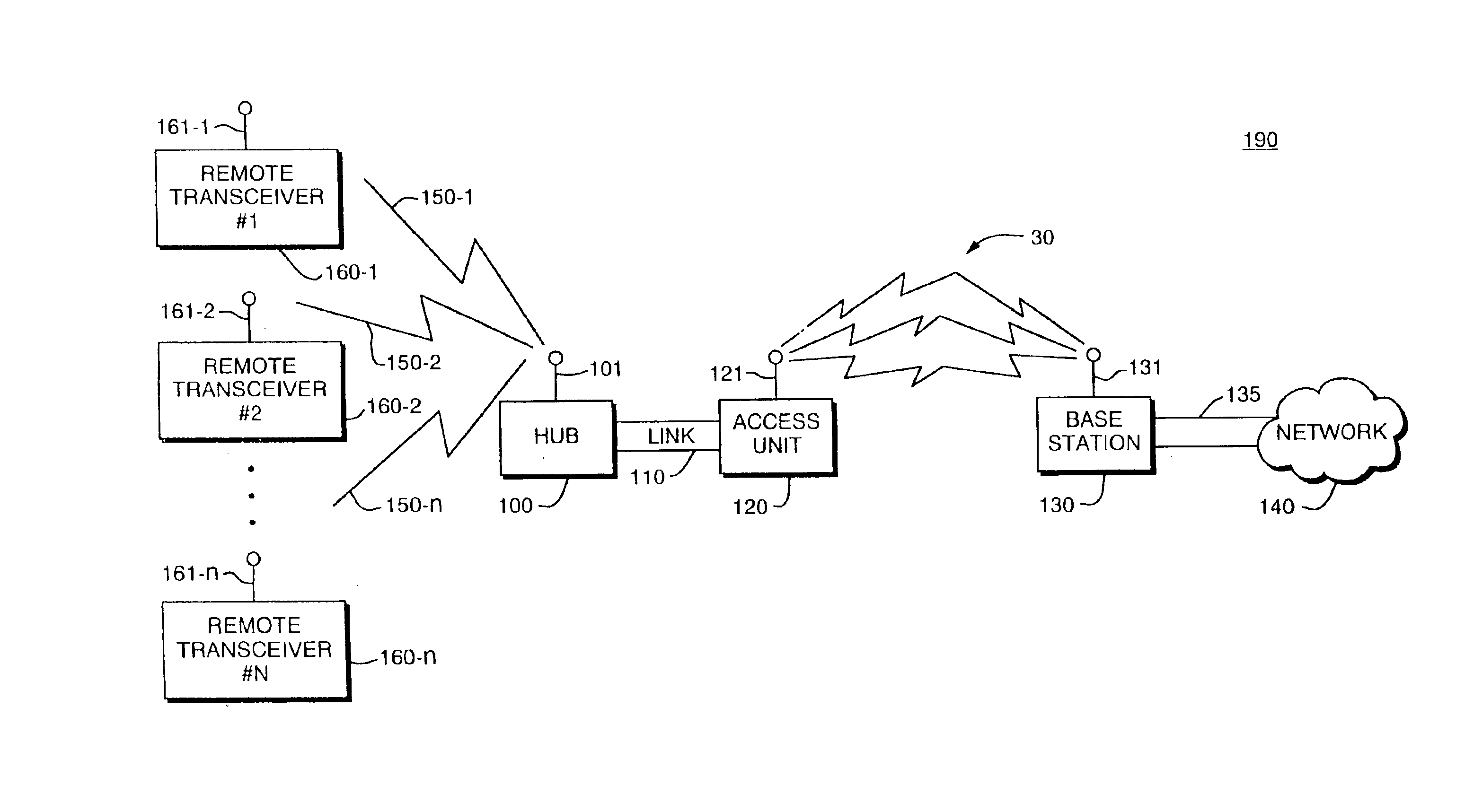 Two tier hi-speed wireless communication link