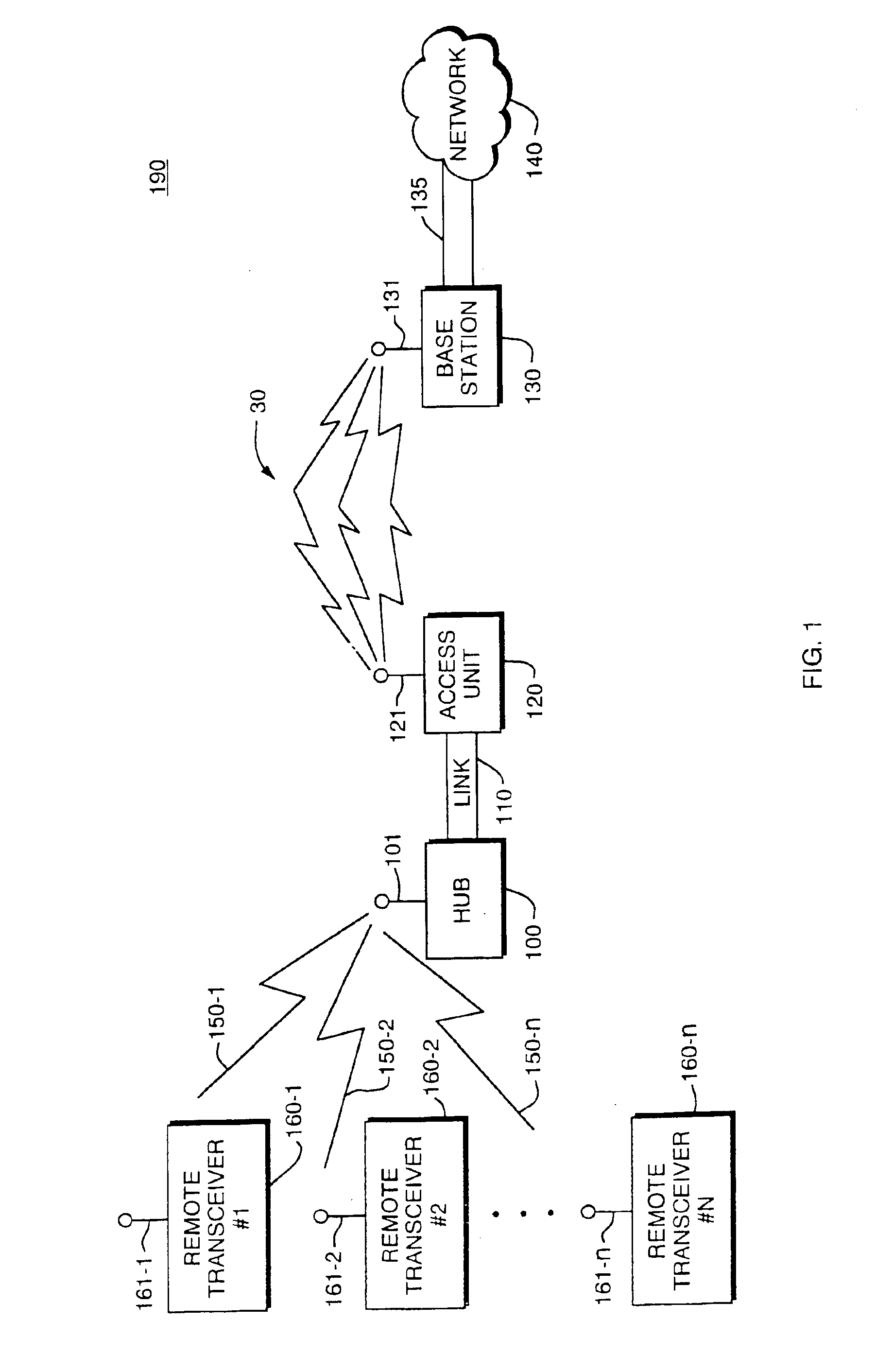 Two tier hi-speed wireless communication link