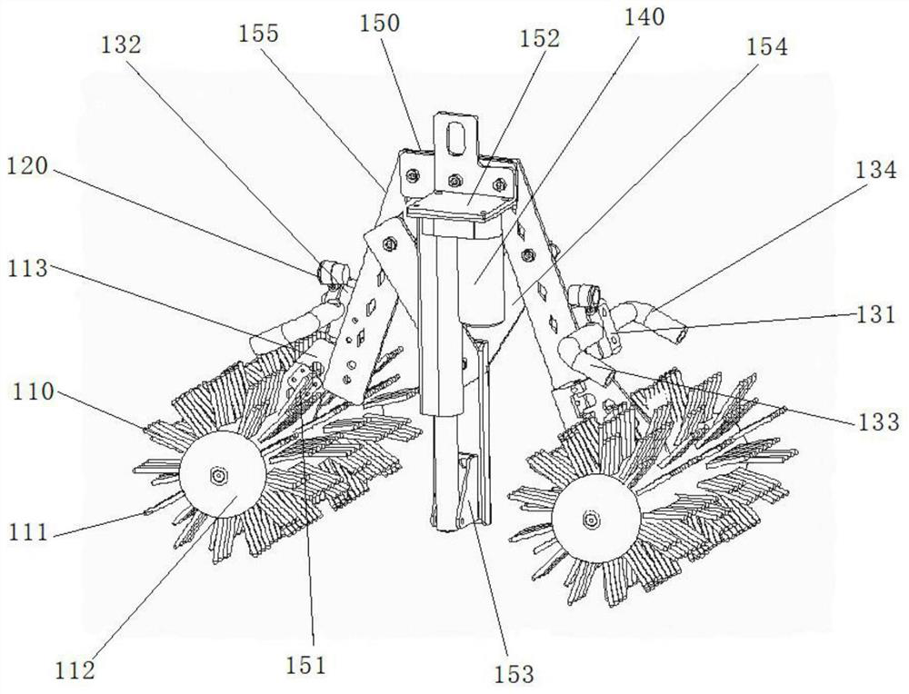 Vertical pipeline cleaning equipment