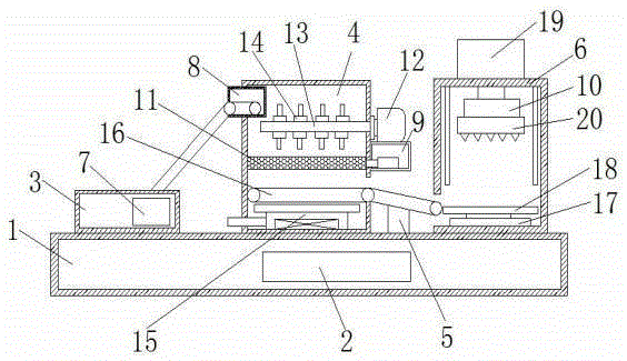 Straw crushing and packaging machine