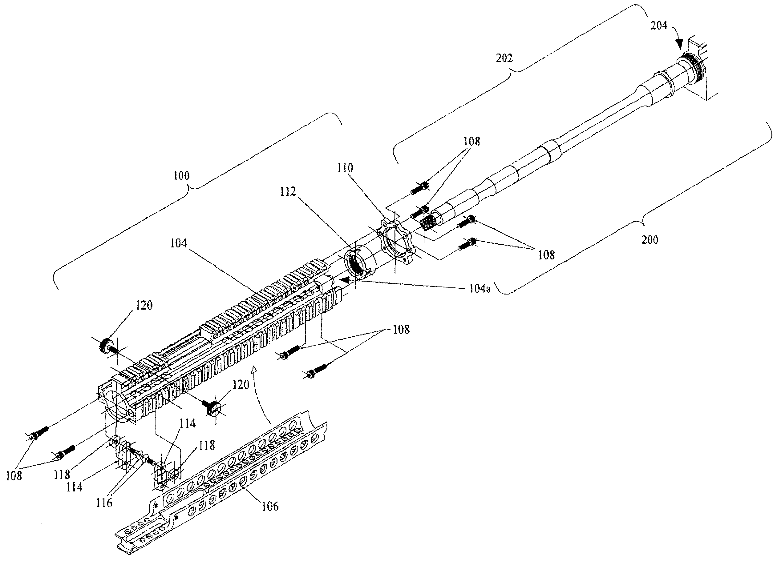 Systems and methods for providing a hand guard and accessory mounting device for a firearm