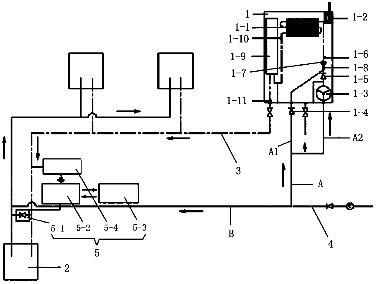 An instant-on and instant-heating gas water heater circulation pipeline control system