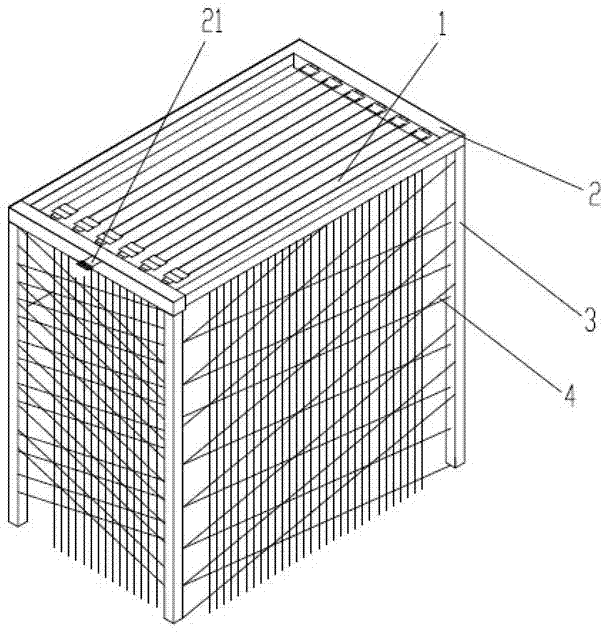 Anti-clogging hollow fiber immersed membrane component with high aeration efficiency