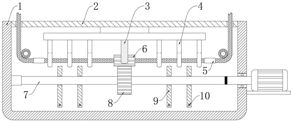 Extrusion-type efficient oil immersion equipment for spinning