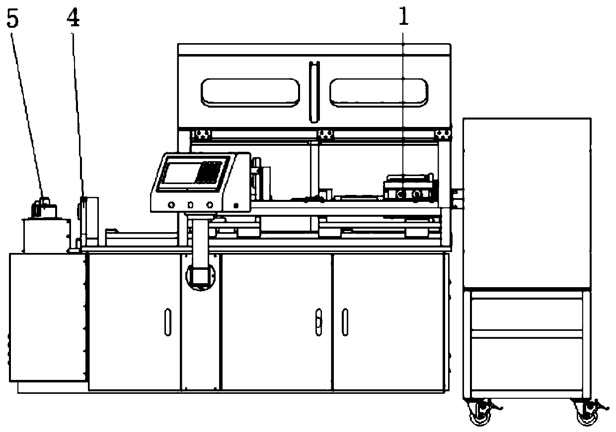 High-precision five-axis automatic wire forming machine